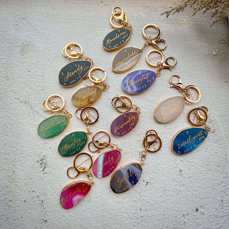Agate Stone Wedding Brand Custom Pendant 7 - Tophatter Daily Deals