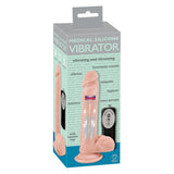 Medical Silicone Thrusting Vibrator – Realistic Thrusting Vibrator > Dildos > Thrusting Dildos - Tophatter Daily Deals