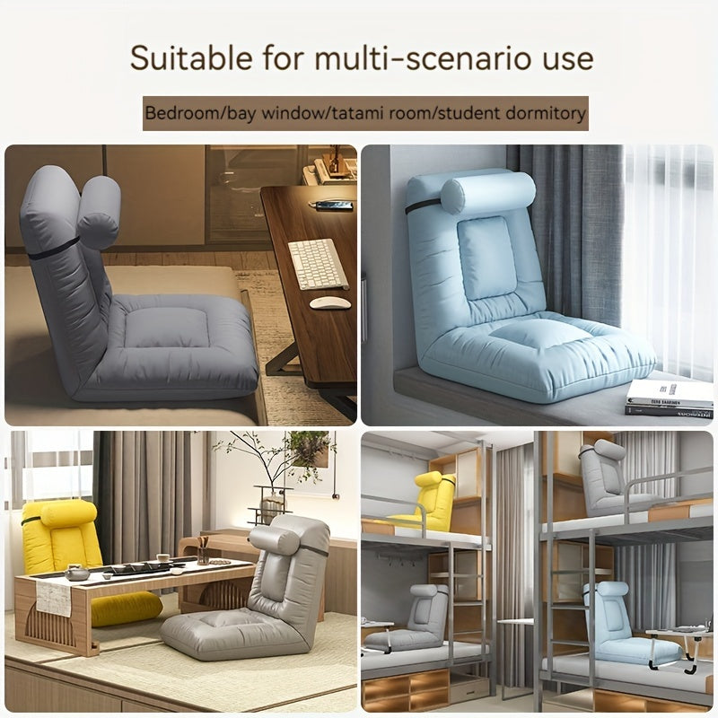 Sofa Foldable Single Tatami Lounge Chair Floor Chairs - Tophatter Daily Deals