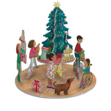 3D Pop & Slot A Christmas Party Scene | Festive Christmas Tree Diorama Set Ornament - Tophatter Daily Deals
