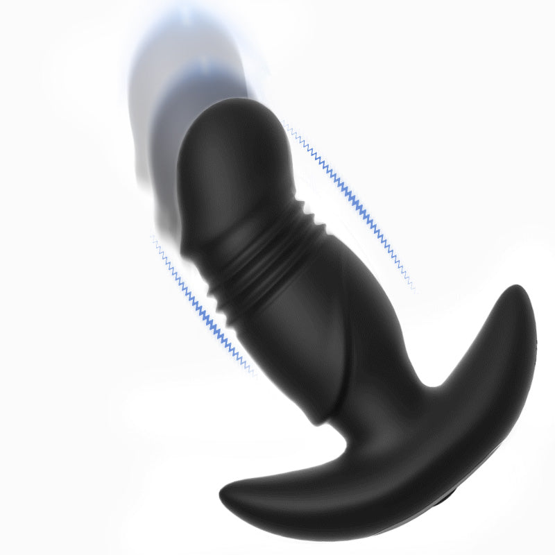 JOAIDA Prostate Massager with APP Control 3 Thrusts & 9 Vibrations Black Anal Toys - Tophatter Daily Deals