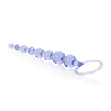 First Time Love Beads Purple Slim Graduated Flexible Anal Beads with EZ Retrieval Ring > Anal Range > Anal Beads - Tophatter Daily Deals