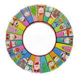 Round Fill Your Own Christmas Advent Calendar | Reusable Festive Wheel Calendar Advent Calendar - Tophatter Daily Deals