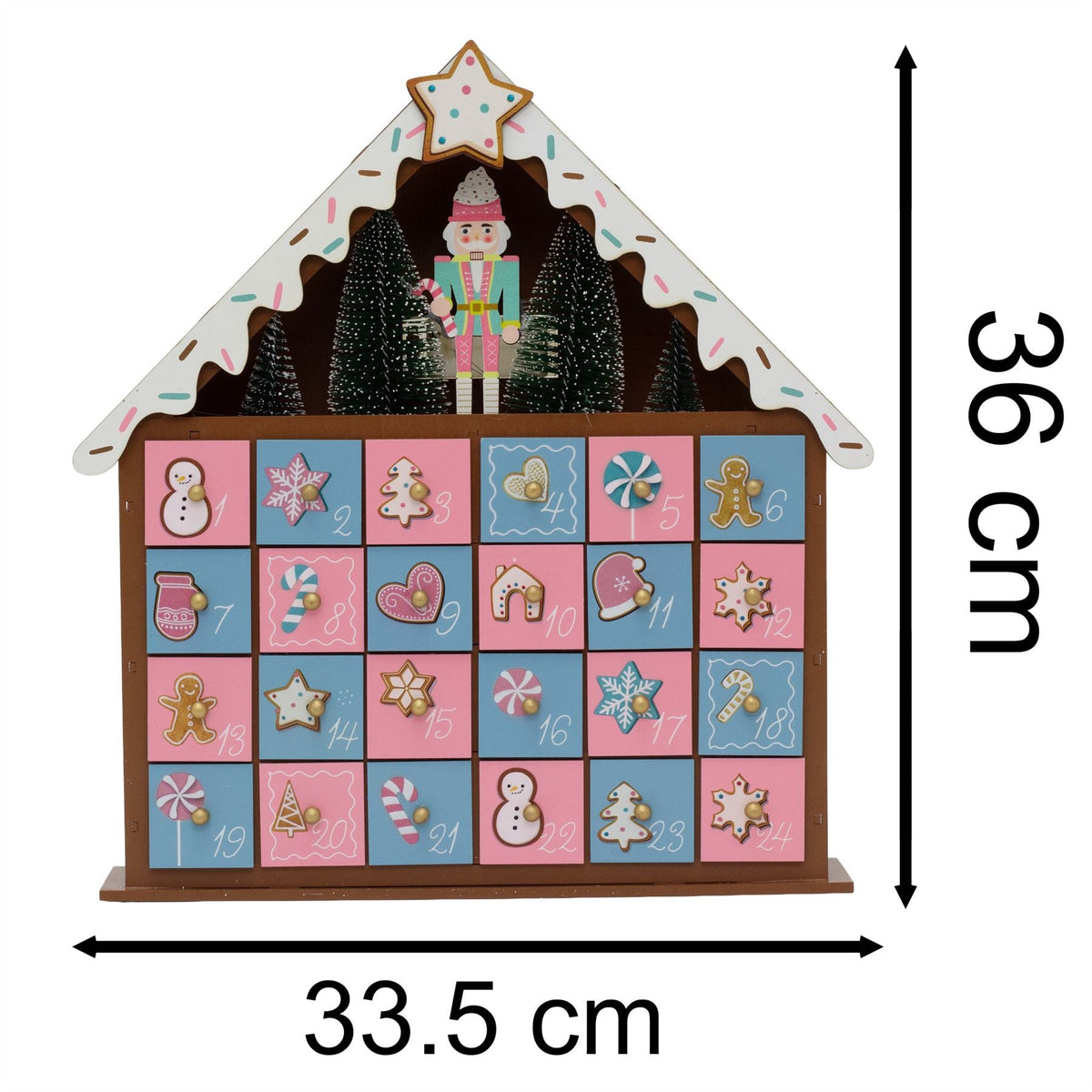 Nutcracker Candy LED Christmas Advent Calendar | Fill Our Own Advent Calendar Advent Calendar - Tophatter Daily Deals