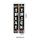 Halloween Doorway Banners Pair Oxford Cloth 180x30cm 4 Style 3D Changing Face Moving Picture Frame - Tophatter Daily Deals