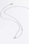 V To Z Zircon 925 Sterling Silver Necklace Necklaces - Tophatter Daily Deals