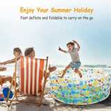 59x21" Inflatable Swimming Pool Outdoor Recreation - Tophatter Daily Deals
