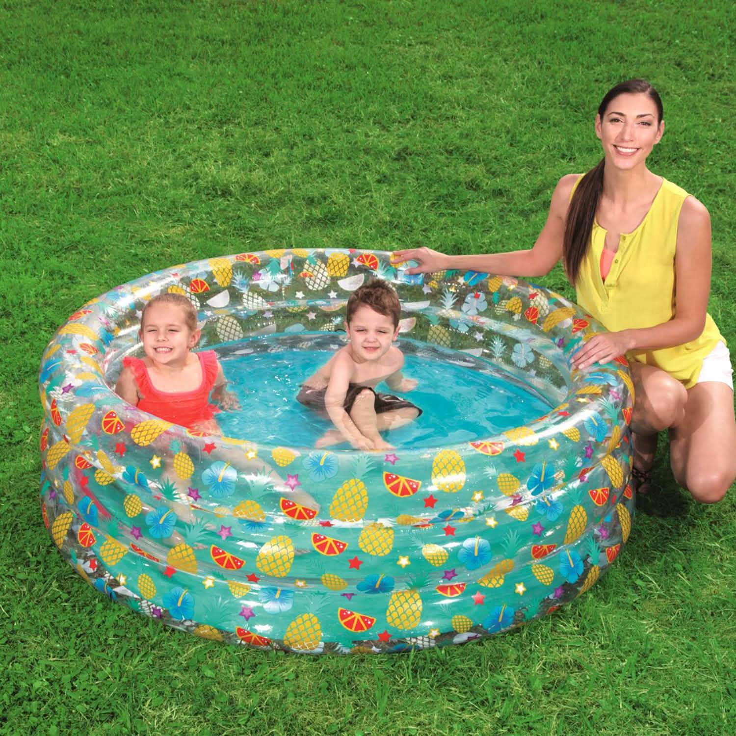 59x21" Inflatable Swimming Pool Outdoor Recreation - Tophatter Daily Deals