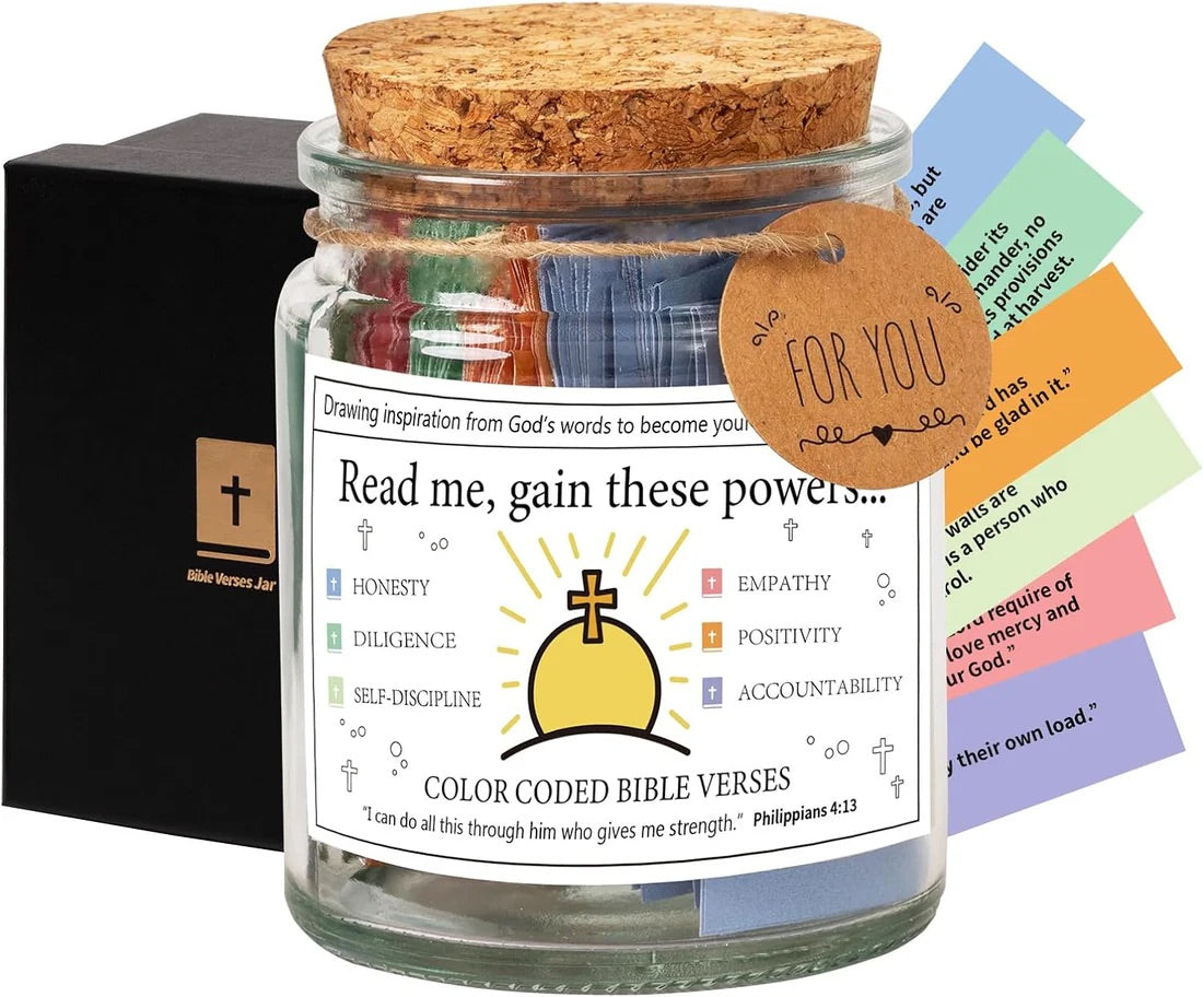 Bible Jar Bible Jar of Virtues - Tophatter Daily Deals