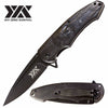 7 3/4" Stonewashed Assisted Opening Pocket Knife with 3-D Bear Handle Design - Tophatter's Army Products & Self Defense Collectible Weapons - Tophatter Daily Deals