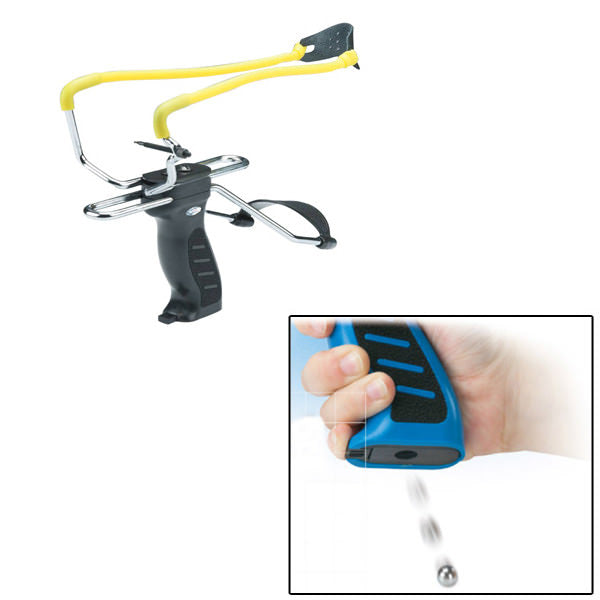 High Velocity Auto Feed System Professional Hunting Sling shot - Tophatter's Guns'N'Weapons Store Collectible Weapons - Tophatter Daily Deals