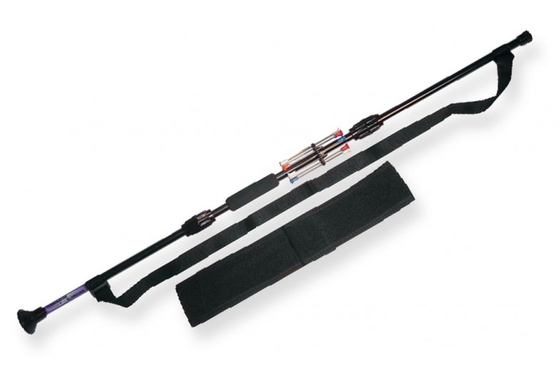 Terminator Tri-Packer 36" Blow Gun .40 Caliber 3 Piece Aluminum Silver Collectible Weapons - Tophatter Daily Deals