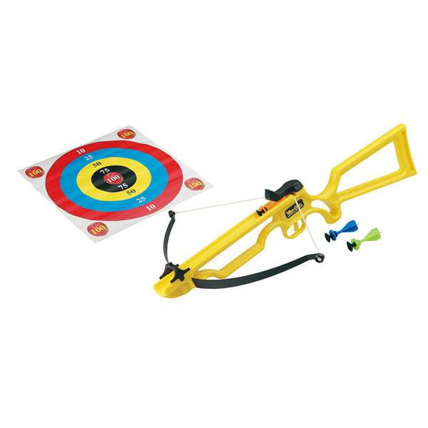 Archery Toy Crossbow with Sucker Darts Yellow Collectible Weapons - Tophatter Daily Deals