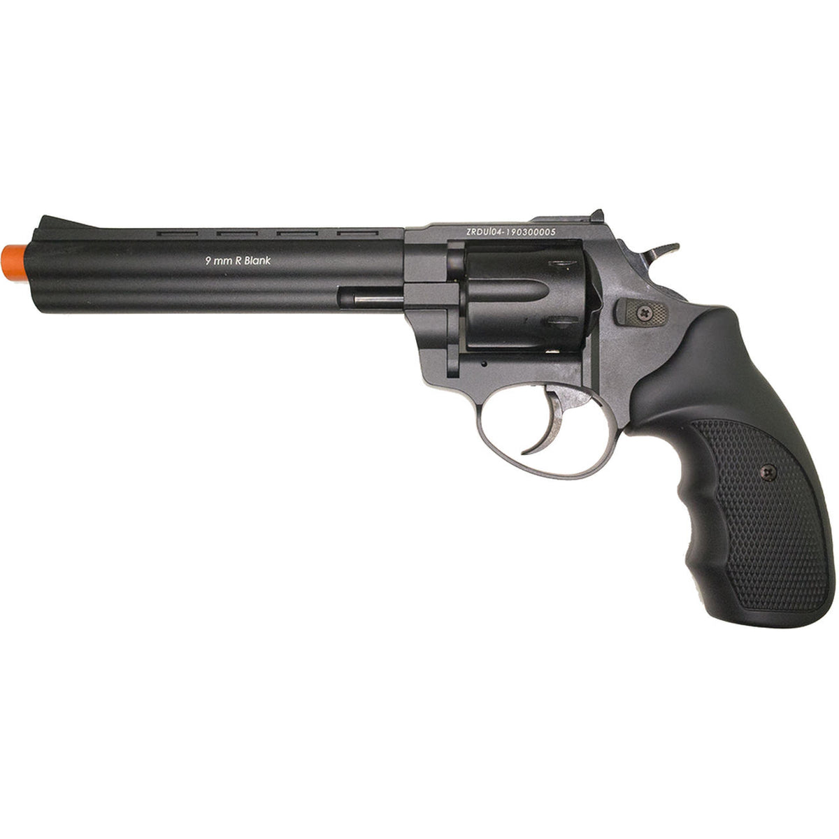 Zoraki R1 6" Barrel - Front Firing Blank Gun Revolver Black Finish - Tophatter's Guns'N'Weapons Store Collectible Weapons - Tophatter Daily Deals