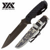 Sharp Full Tang Camping Survival Hunting Fixed Blade Knife 12.2 Inch Overall - TOPHATTER'S ARMORY DEALS Collectible Weapons - Tophatter Daily Deals