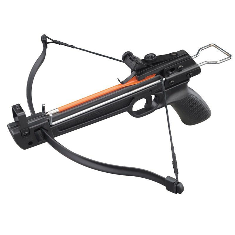 50 lbs Metal Aluminum Pistol Crossbow With 5 ABS Bolts Collectible Weapons - Tophatter Daily Deals