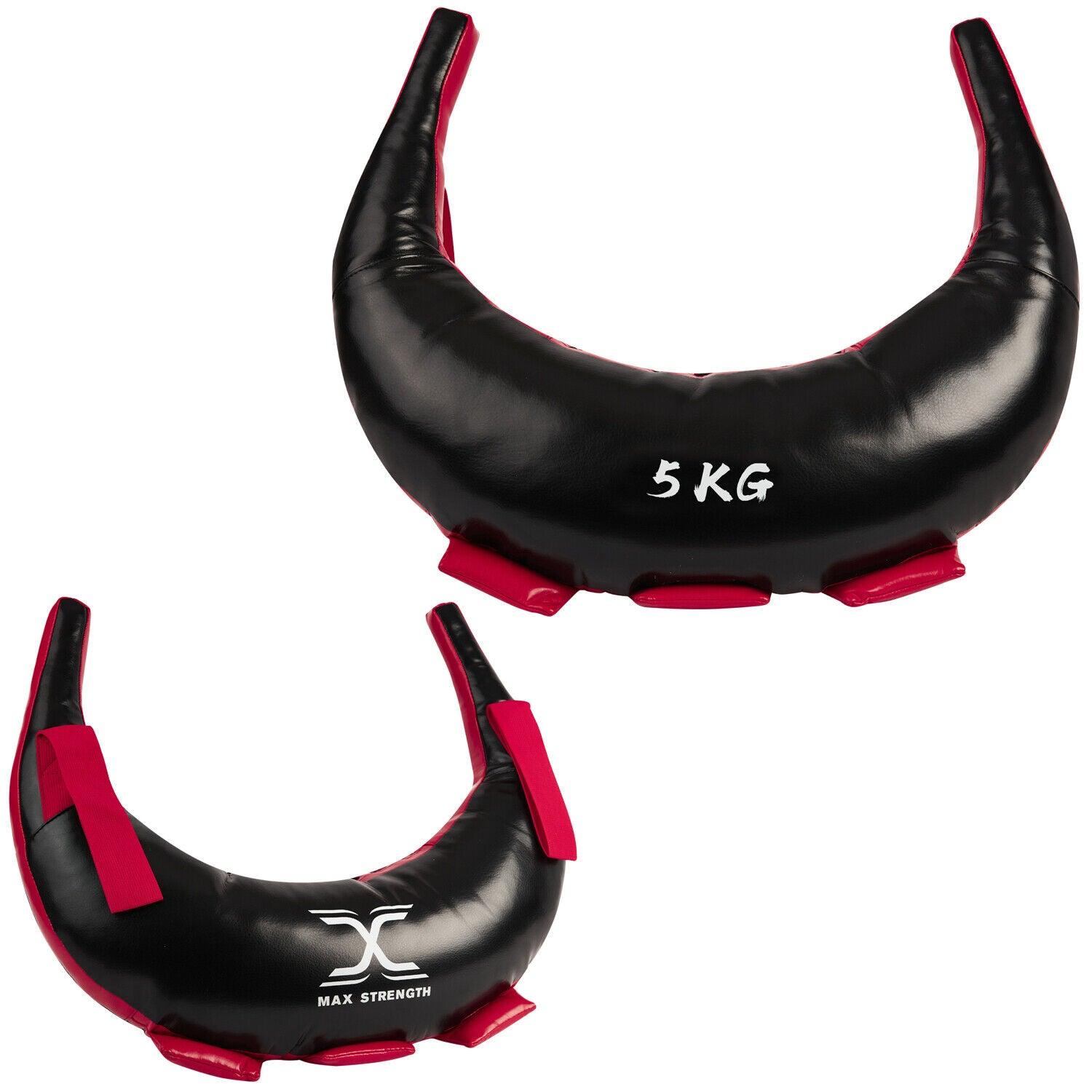 Bulgarian Bag UK - Bulgarian Weighted Bag Training Handles Gym Weight Lifting Crossfit 5Kg Exercise & Fitness - Tophatter Daily Deals