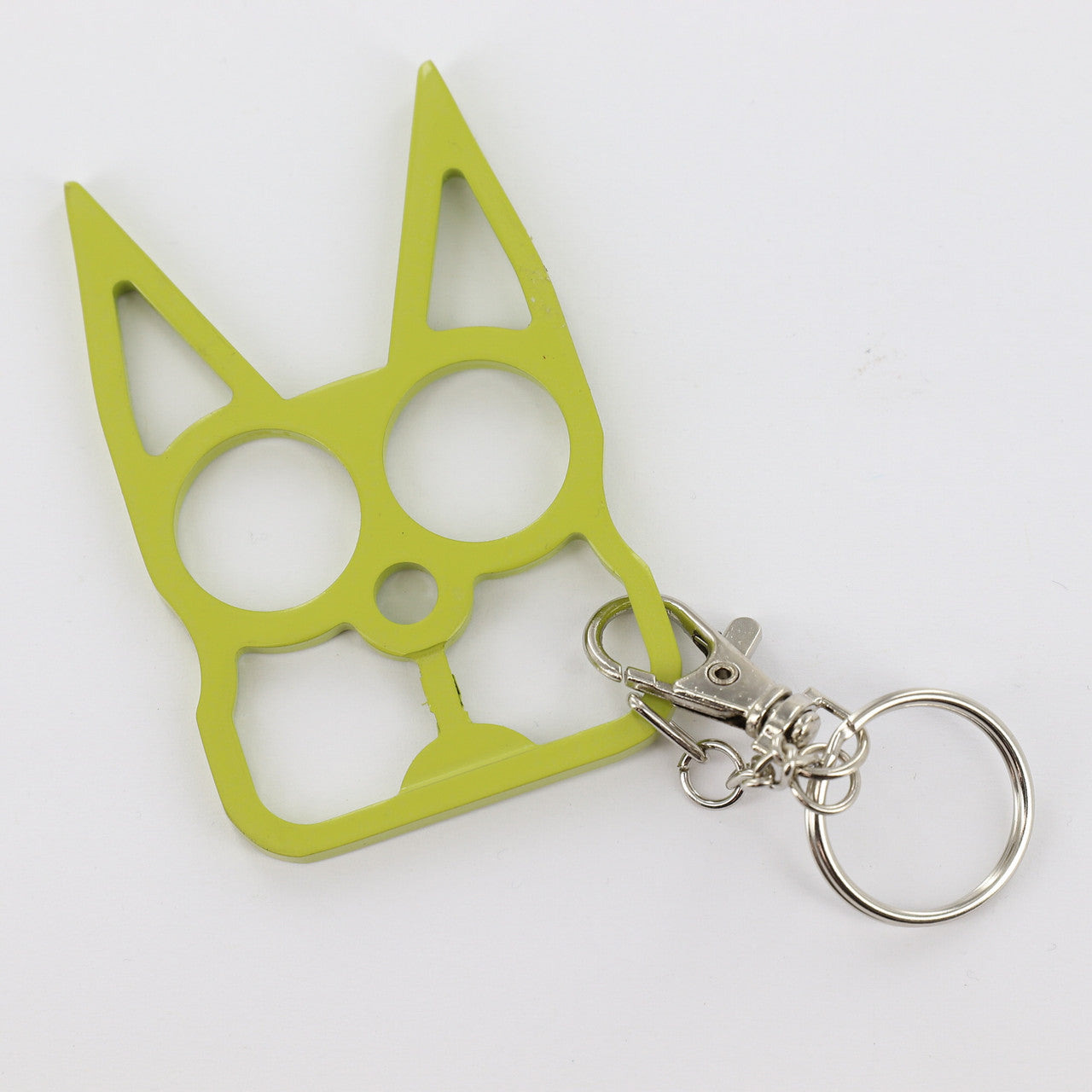 Cat Self Defensive Key Chain Chartreuse Green - Tophatter's Inc. Weapons Store Online Collectible Weapons - Tophatter Daily Deals