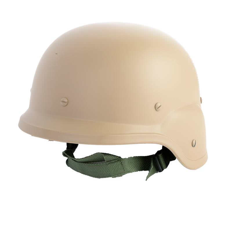 Replica U.S. Army M8 US Army ABS Plastic Helmet Desert Tan Finish - Tophatter's Guns'N'Weapons Store - FREE SHIPPING Collectible Weapons - Tophatter Daily Deals