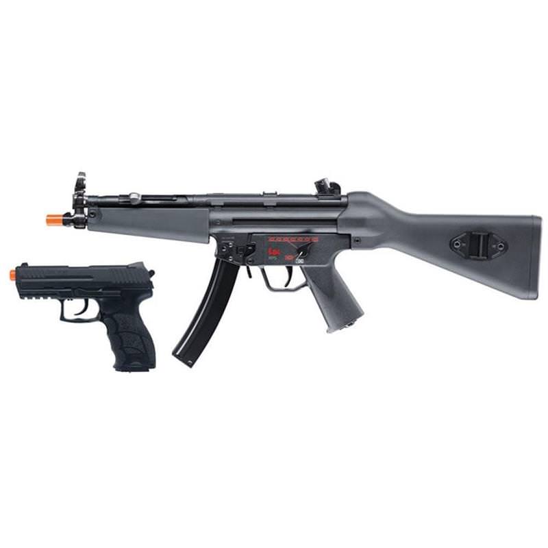 H&K MP5 FPS-300 Electric AEG Rife And P30 FPS-275 Spring Pistol Airsoft - TOPHATTER'S ARMORY DEALS Collectible Weapons - Tophatter Daily Deals