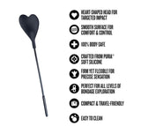 Temptasia Ardor Heart Crop – Body-Safe Silicone Crop > Bondage Gear > Crops - Tophatter Daily Deals