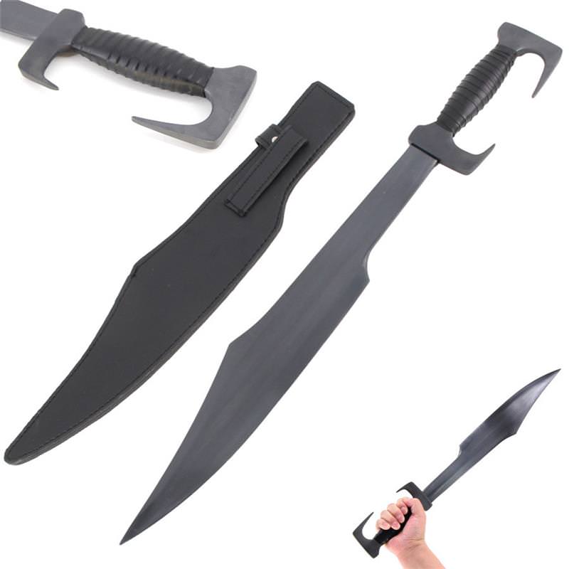 King Leonidas Spartan Historical Sword With Scabbard - Tophatter's Guns'N'Weapons Store - FREE SHIPPING Collectible Weapons - Tophatter Daily Deals
