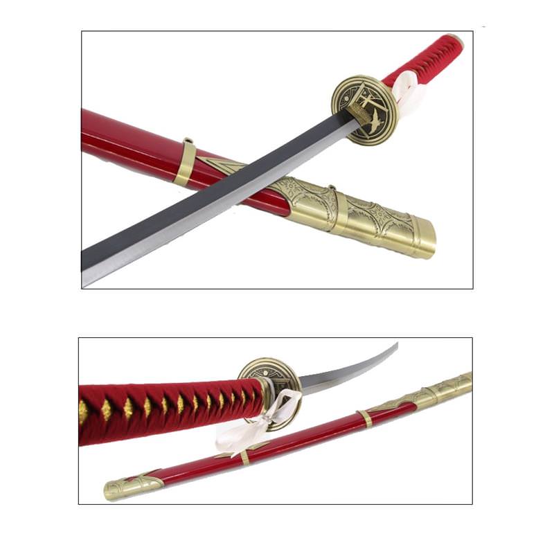 Touken Ranbu Taroutachi Carbon Steel Sword - Tophatter's Army Products & Self Defense Collectible Weapons - Tophatter Daily Deals