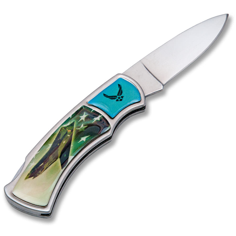 7" Lockback Folding Pocket Knife Hunting Tactical Military USA Collectible Weapons - Tophatter Daily Deals