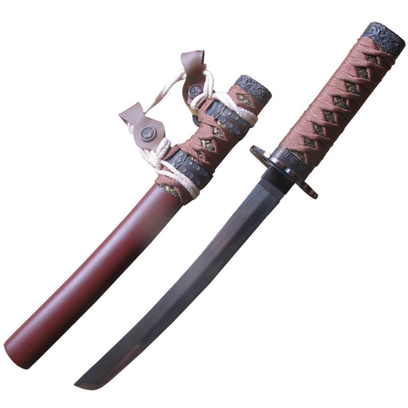 Jin Tachi Tanto Japanese Ceremonial Short Sword - Tophatter's Inc. Weapons Store Online Collectible Weapons - Tophatter Daily Deals