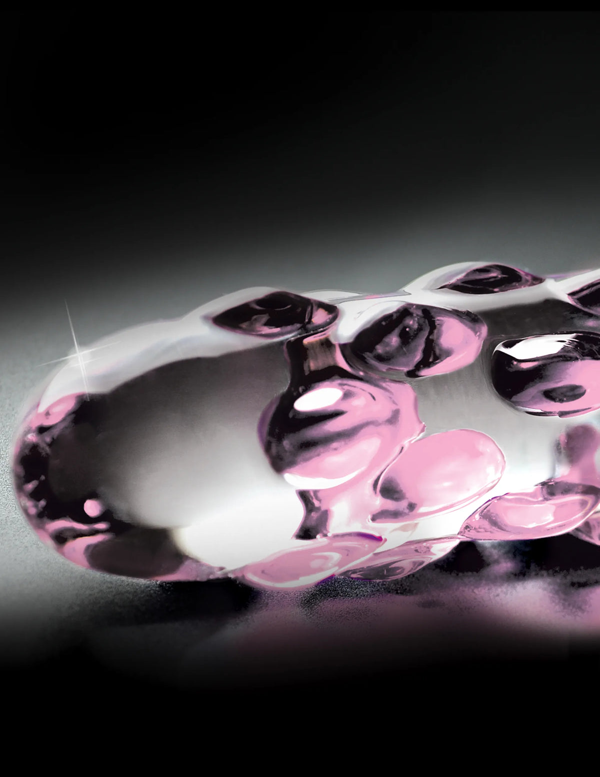 Icicles No. 7 (Clear/Pink) – Luxury Hand-Blown Glass Massager > Glass > Dildos - Tophatter Daily Deals