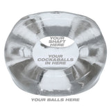 OXBALLS TRI-SPORT XL Thicker 3-Ring Cocksling Clear – Enhanced Support and Bulge Enhancement > Cock Ring > Sling - Tophatter Daily Deals