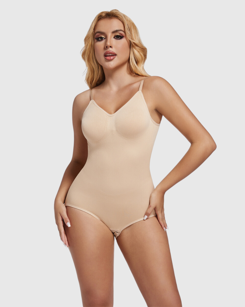 Revenge Body Low Back Snatched Bodysuit Cream Original Bodysuit - Tophatter Daily Deals