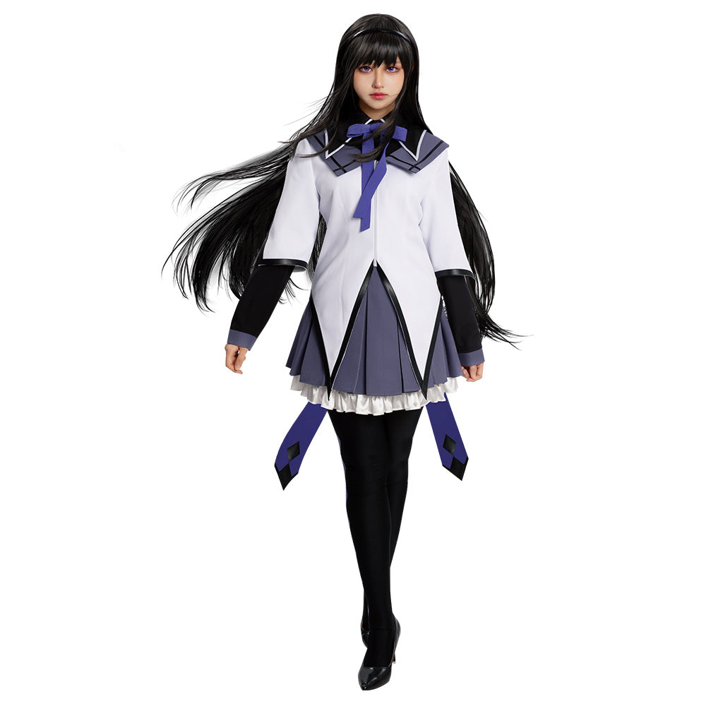Puella Magi Madoka Magica Homura Akemi Cosplay Costume - Premium Edition Costume - Tophatter Daily Deals