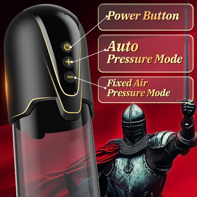 Red Fury Armour Acmejoy – 9 Suctions Penis Pump with Lifelike Mouth & Textured Tunnel Penis Pumps - Tophatter Daily Deals