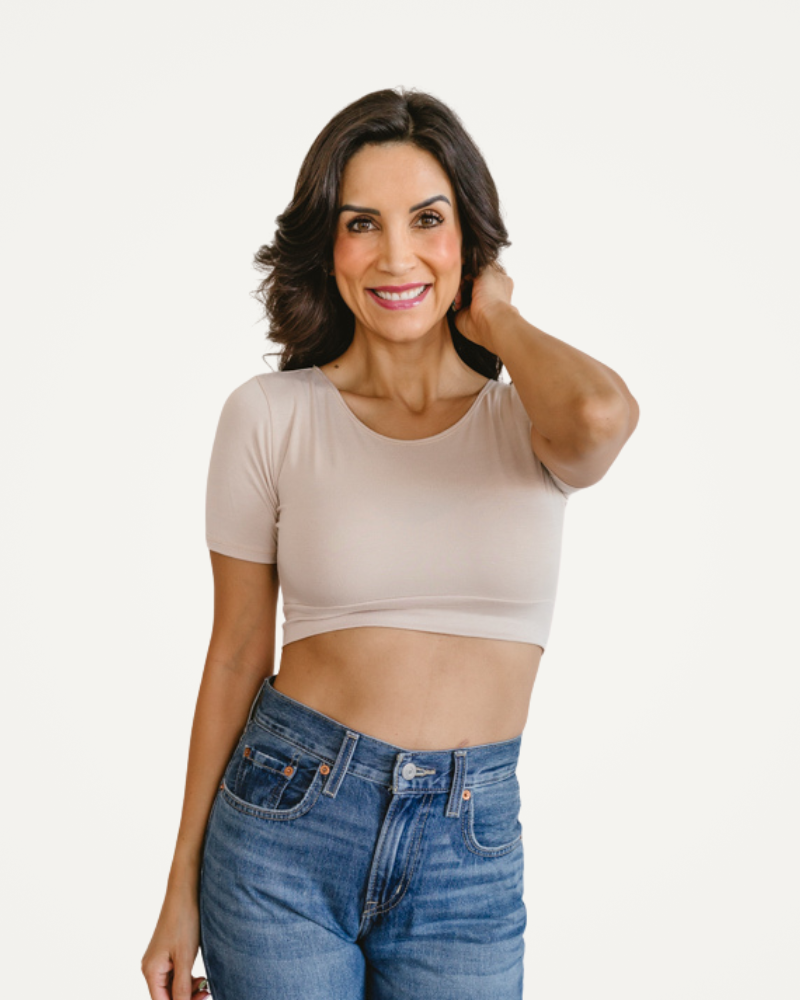 HALFTEE Layering Fashions Classic Boyfriend Halftee T-Shirt - Tophatter Daily Deals