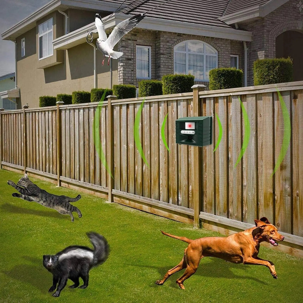 Ultrasonic Bird Repeller Outdoor Weatherproof Fall 2025 - Tophatter Daily Deals