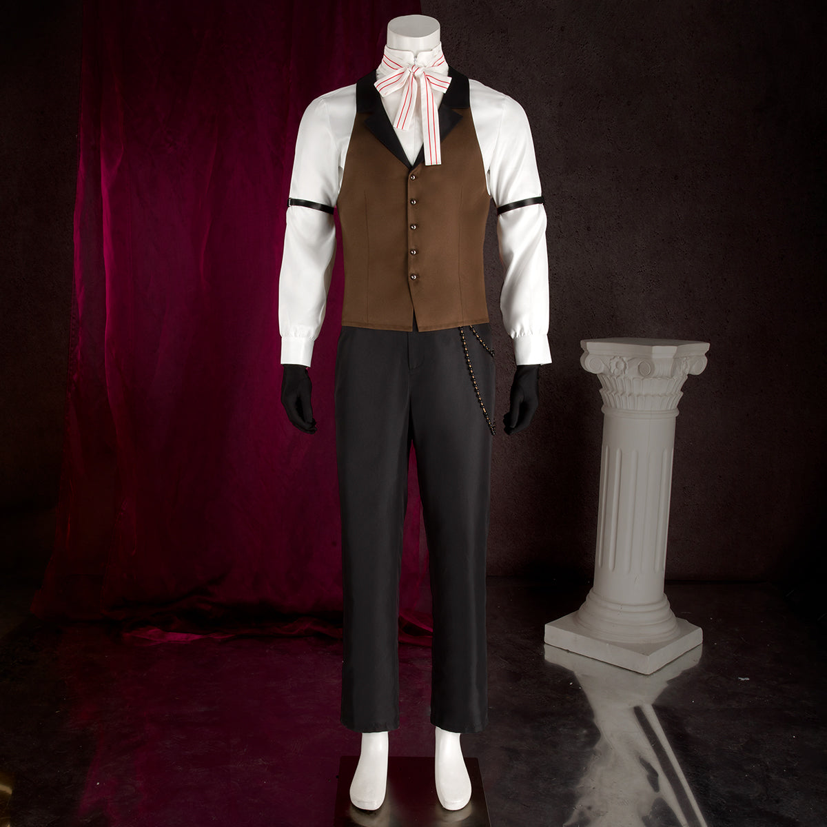 Black Butler Grell Sutcliff Red Butler Shinigami Cosplay Costume Costume - Tophatter Daily Deals