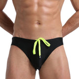 Quick Dry Beach Sports Pants Men's Swim Briefs Black SWIMSUIT - Tophatter Daily Deals