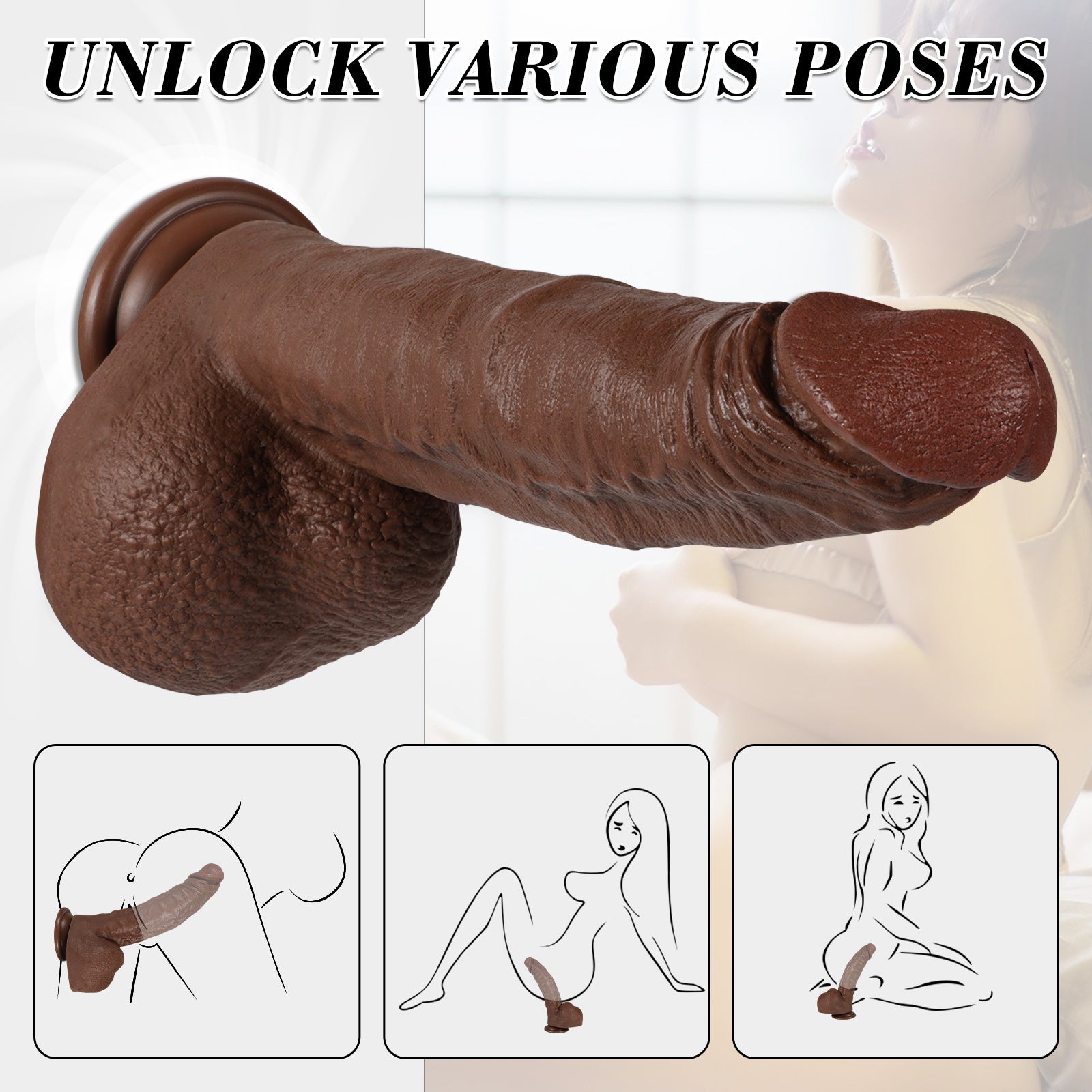 Buder-Manual Dildo Life-like Play Fun 11.02 Inches Dildos - Tophatter Daily Deals