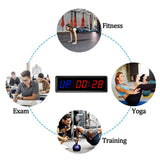 Interval Gym Timer - Workout Timer Stopwatch with Remote Control, Gym Clock Fitness Interval Timer 1.5‘’, Count Down/Up Timer Stopwatch Exercise & Fitness - Tophatter Daily Deals