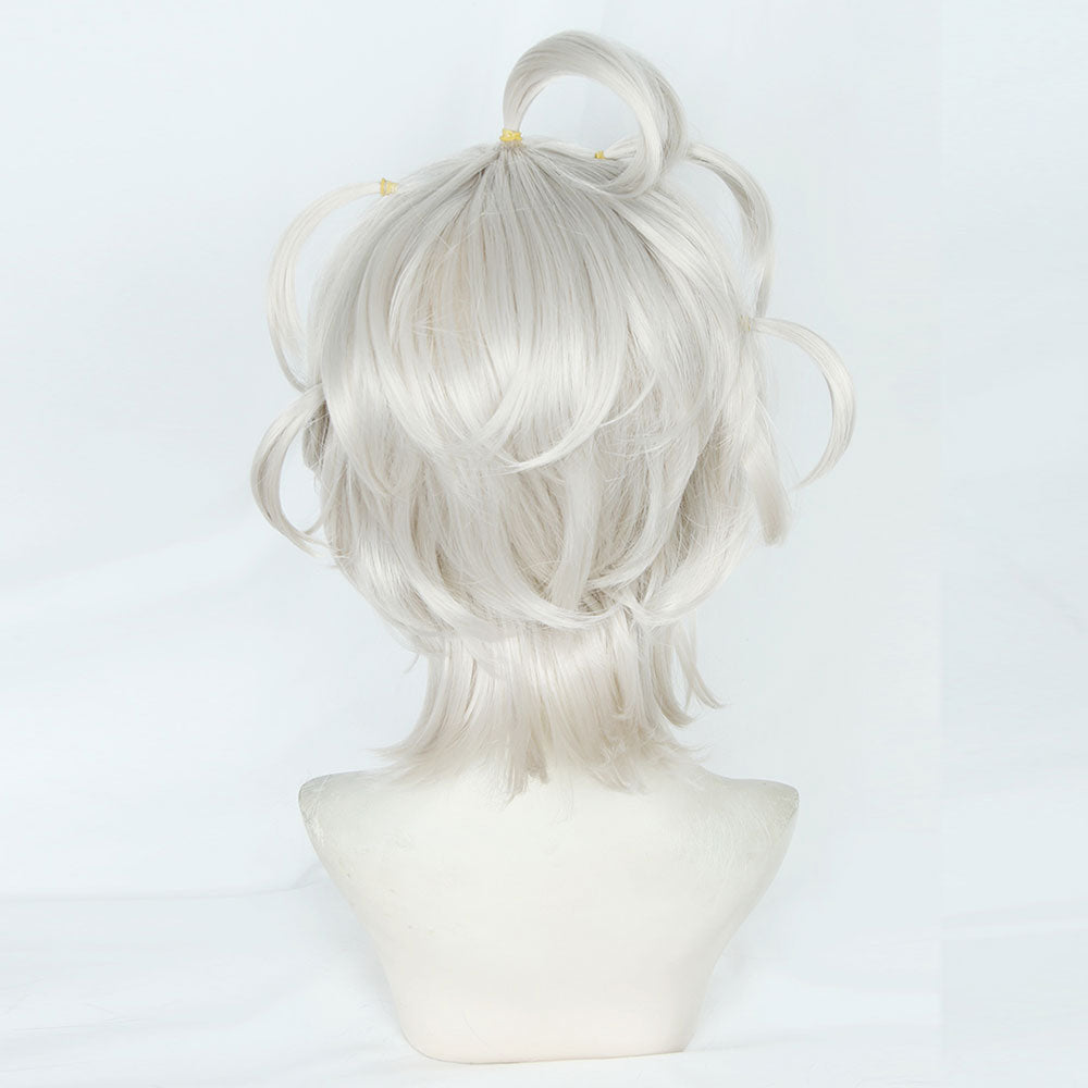 Pokemon Sword And Shield Bede White Grey Cosplay Wig Wig - Tophatter Daily Deals