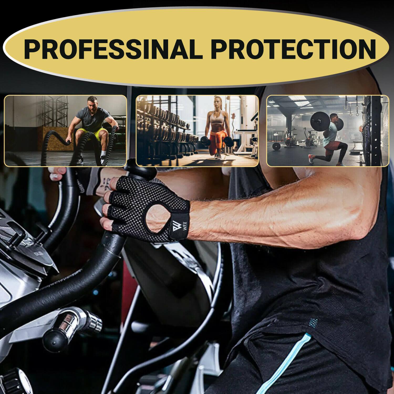 Weight Lifting Gloves for Men and Women - Best Gym Gloves Exercise & Fitness - Tophatter Daily Deals