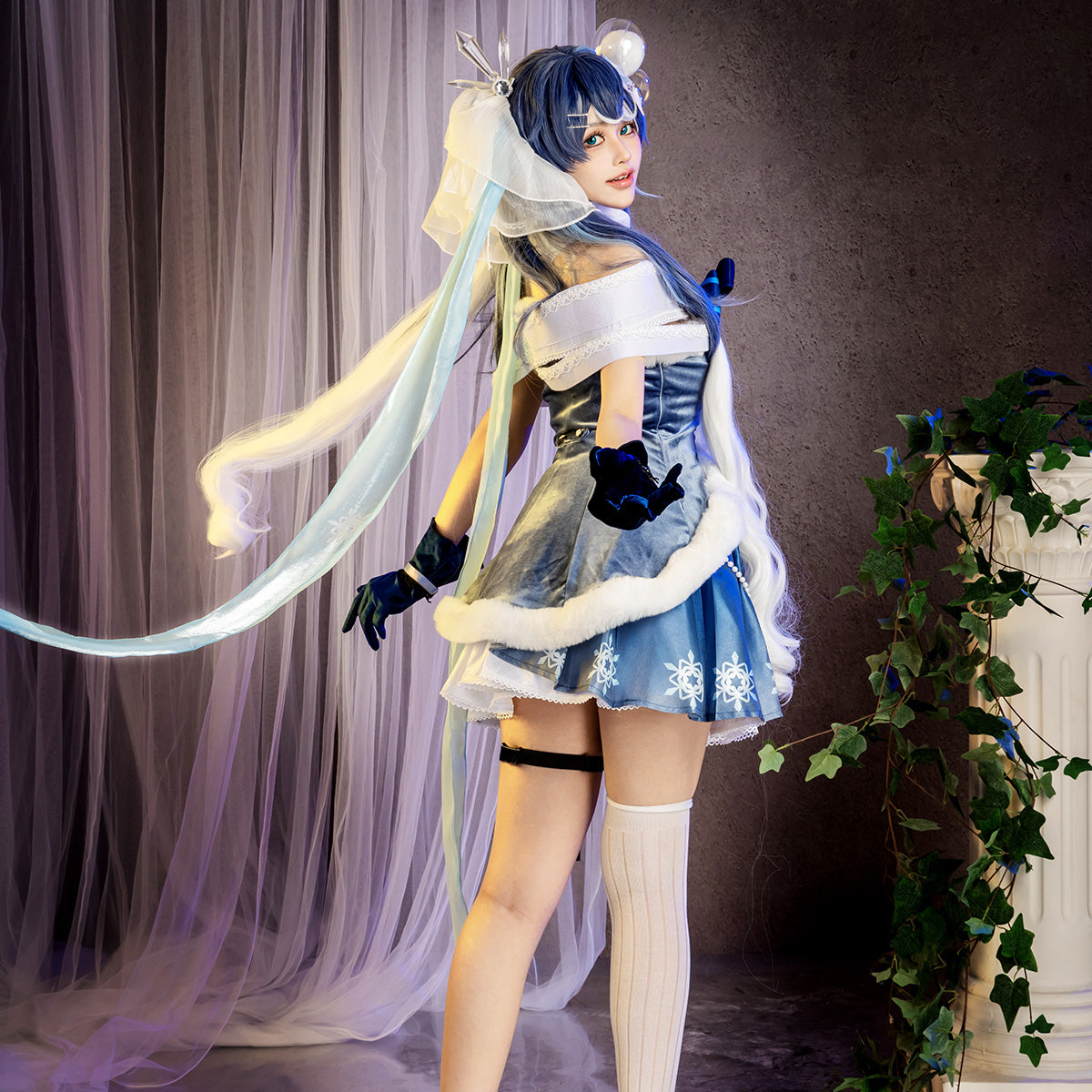Vocal Idol Snow Virtual Girl 2025 Cosplay Costume Costume - Tophatter Daily Deals