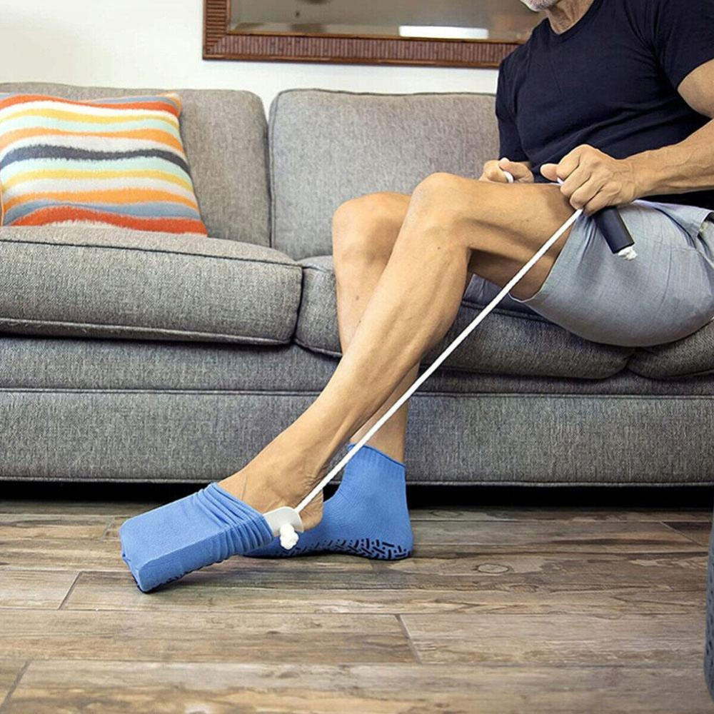 Sock Aid No Bend Dressing Device Lightweight Travel - Tophatter Daily Deals