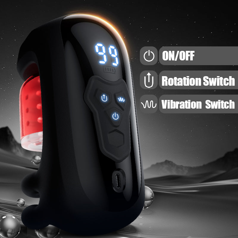 Evolus Finger 2.0 Penis Vibrators – 9 Vibration 9 Pinch & 9 Rotation Glans Trainer Penis Vibrators - Tophatter Daily Deals