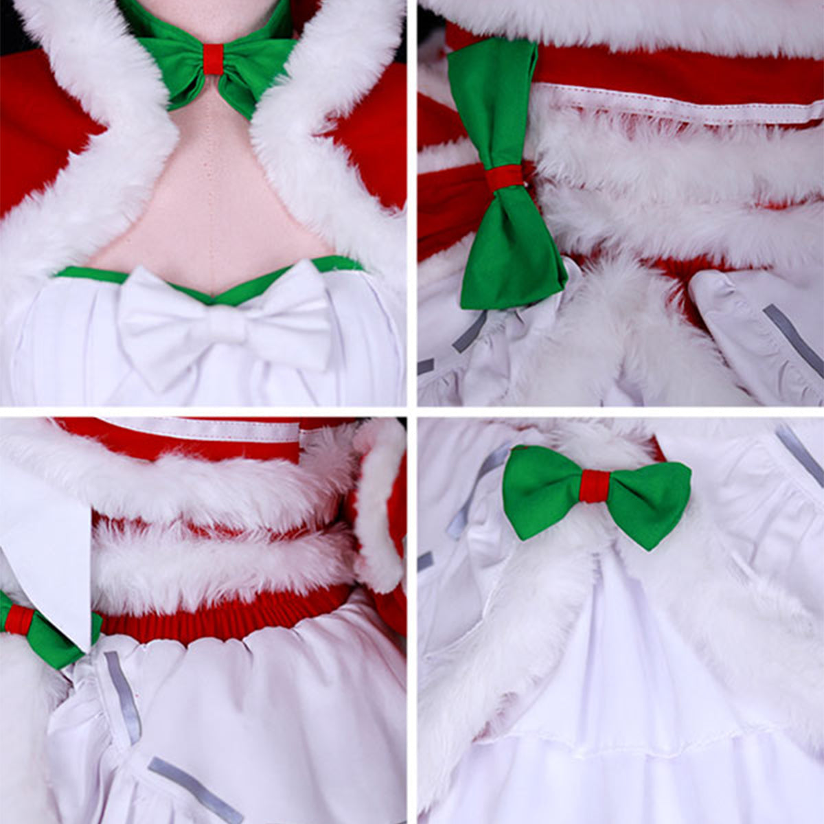 Re: Life In A Different World From Zero Re: Zero Starting Life in Another World Christmas Rem Cosplay Costume Costume - Tophatter Daily Deals