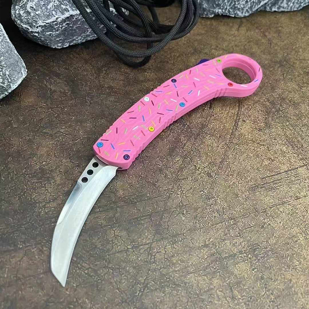 Doughnut Raptor Claw Jump Knife - Tophatter Daily Deals