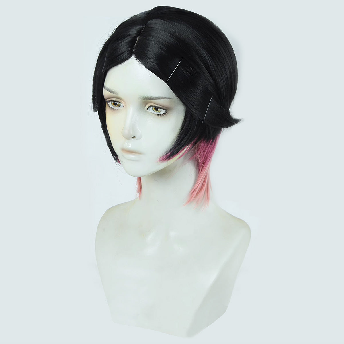 Valorant Clove Black Purple Cosplay Wig Wig - Tophatter Daily Deals