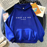 Oversized Cozy Women's Hoodie - Relaxed Plush, For Winter Blue - Tophatter Daily Deals