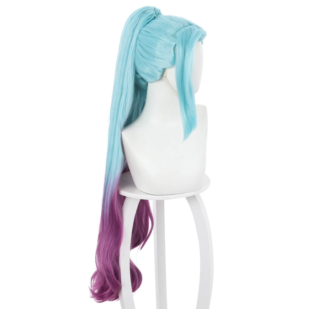 League Of Legends LOL 2020 K/DA KDA All Out Seraphine Blue Cosplay Wig Wig - Tophatter Daily Deals